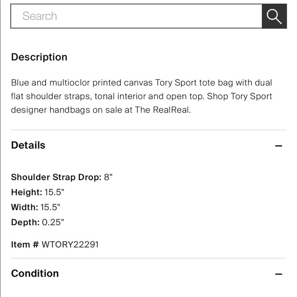 Tory Sport Printed Tote - Picture 4 of 4